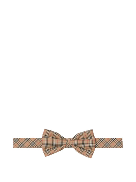  Burberry Kids Botton Bow Tie - Neutrals 