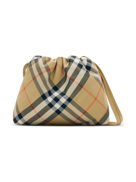  Burberry Kids Check-print Pouch - Neutrals 