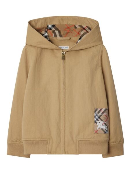  Burberry Kids Equestrian Knight Jacket - Brown 