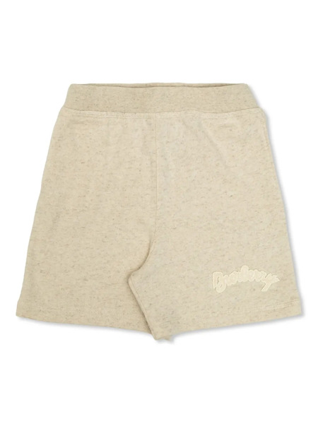  Burberry Kids Logo-patch Shorts - Neutrals 