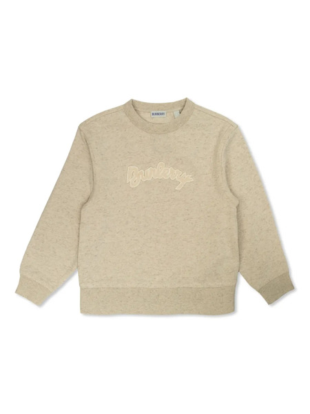  Burberry Kids Logo-print Sweatshirt - Neutrals 