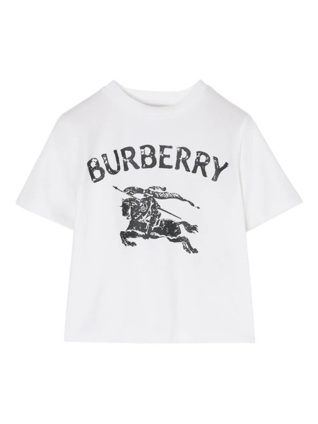  Burberry Kids Logo-print T-shirt - White 