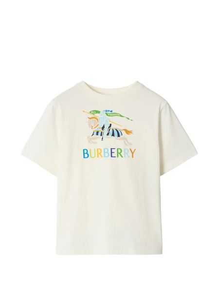  Burberry Kids Multicolour Ekd Cotton T-shirt - Neutrals 
