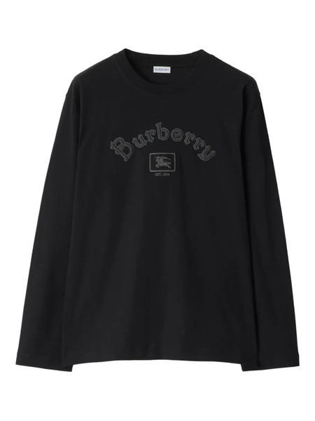  Burberry Knight Logo Sweatshirt - Black 
