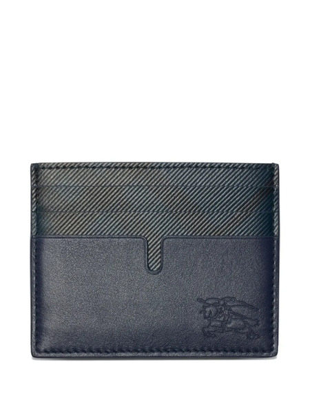  Burberry Leather Card Holder - Blue 