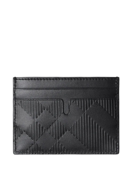  Burberry Leather Cardholder - Black 