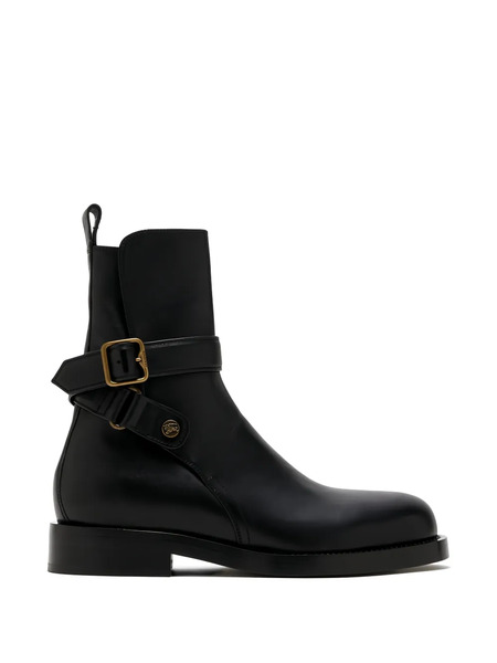  Burberry Ledger Jodphur Boots - Black 