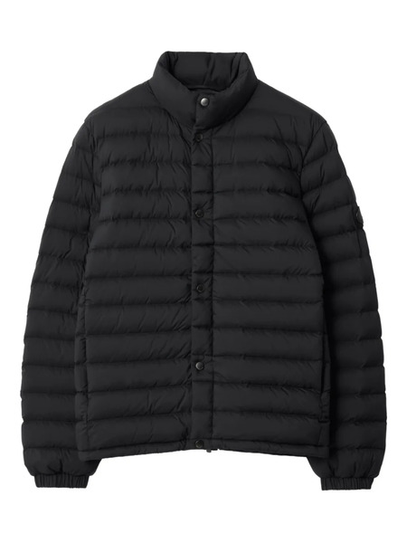  Burberry Logo-patch Padded Jacket - Black 