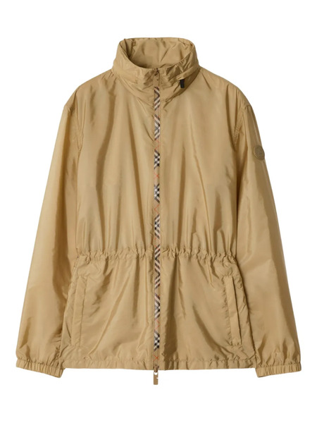  Burberry Logo-patch Parka - Neutrals 