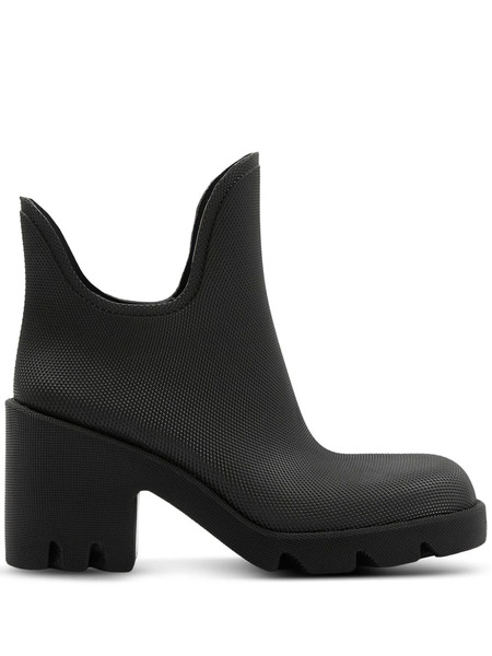  Burberry Marsh Ankle Rain Boots - Black 