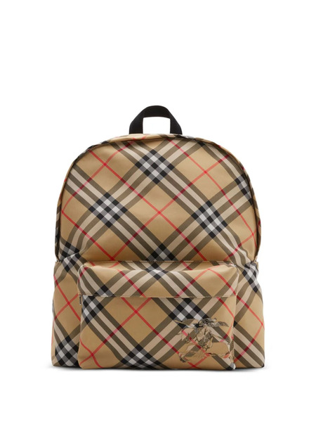  Burberry Nova Check Backpack - Neutrals 