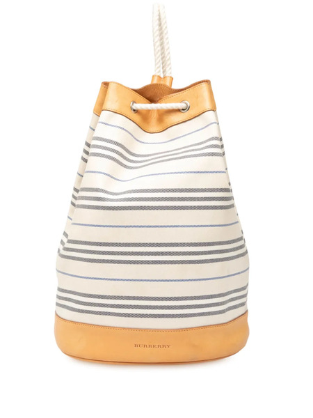  Burberry Pre-owned 2000-2017 Canvas Backpack - White 
