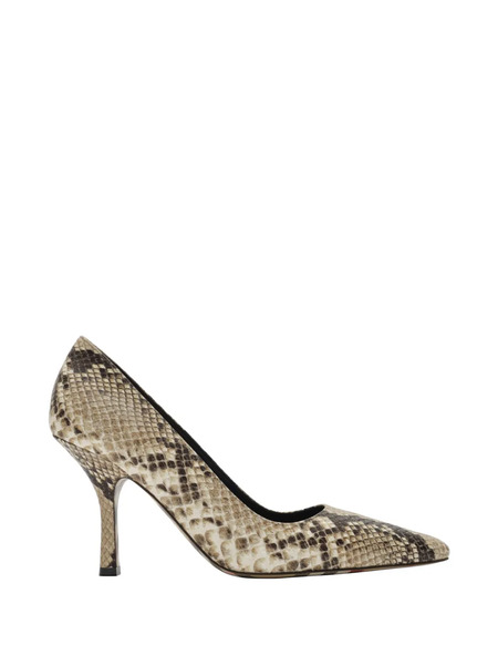  Burberry Python-print Leather Dame High Pumps​ - Neutrals 