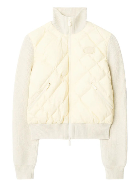  Burberry Quilted Jacket - White 