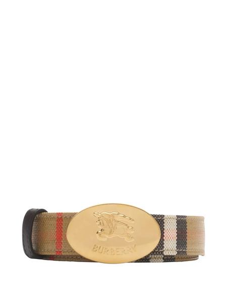 Burberry Reversible Checked Belt​ - Neutrals 