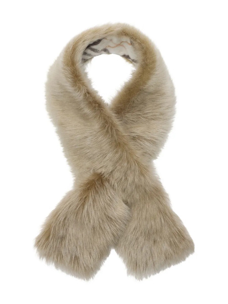  Burberry Reversible Shearling Scarf - Neutrals 