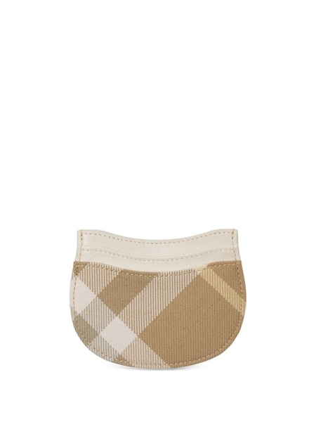  Burberry Rocking Horse Check Cardholder - Neutrals 