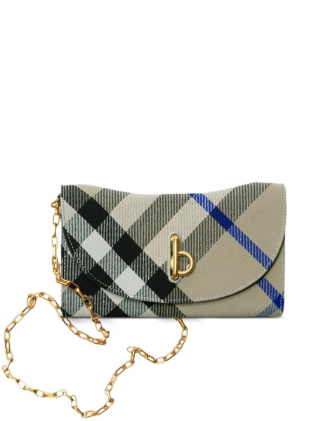  Burberry Rocking Horse Wallet On Chain - Burberry - Synthetic - Neutral - Neutrals 