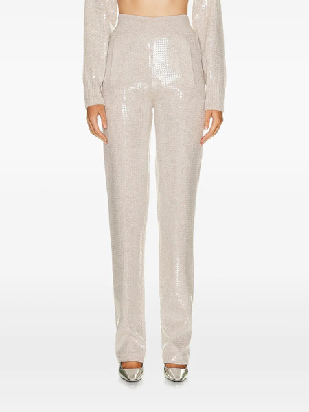  Burberry Sequin-embellished Pants - Neutrals 