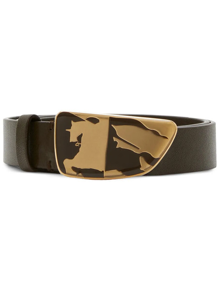  Burberry Shield Leather Belt - Brown 