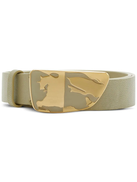  Burberry Shield Leather Belt - Neutrals 
