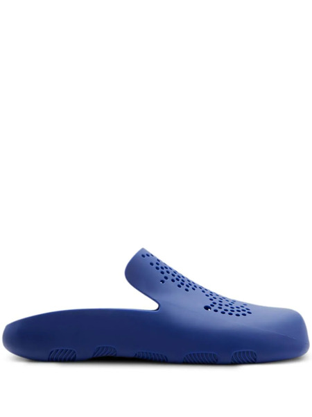  Burberry Stingray Perforated Slides - Blue 