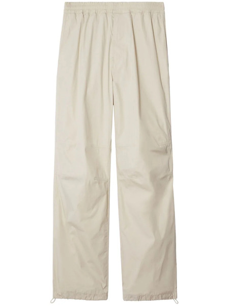  Burberry Straight-leg Drawstring Trousers - Neutrals 
