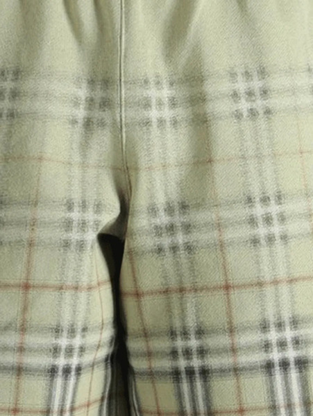  Burberry Tartan-pattern Elasticated Shorts - Green 