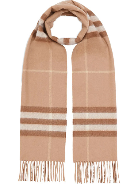  Burberry The Classic Check Cashmere Scarf - Neutrals 