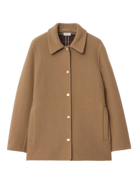  Burberry Wool Jacket - Brown 