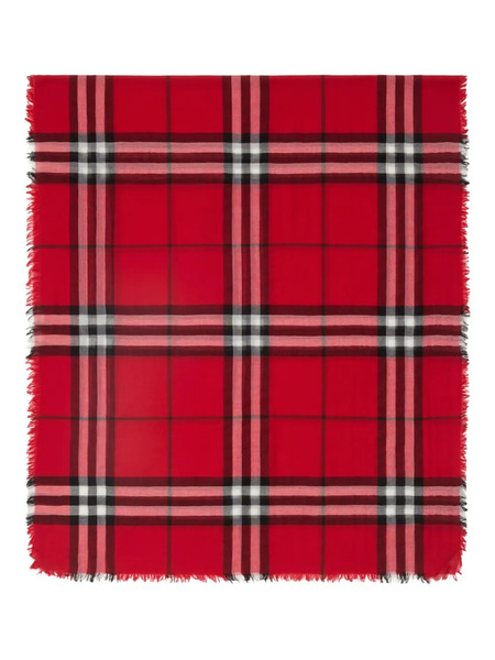  Burberry Wool Scarf - Red 