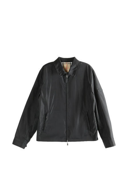  Burberry Zip Collar Jacket - Black 
