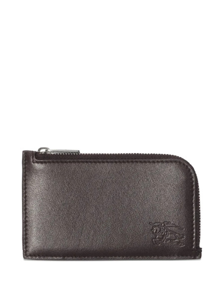  Burberry Zip-up Card Holder - Brown 