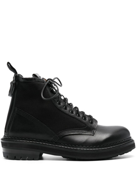  Buttero Cargo Leather Boots - Black 