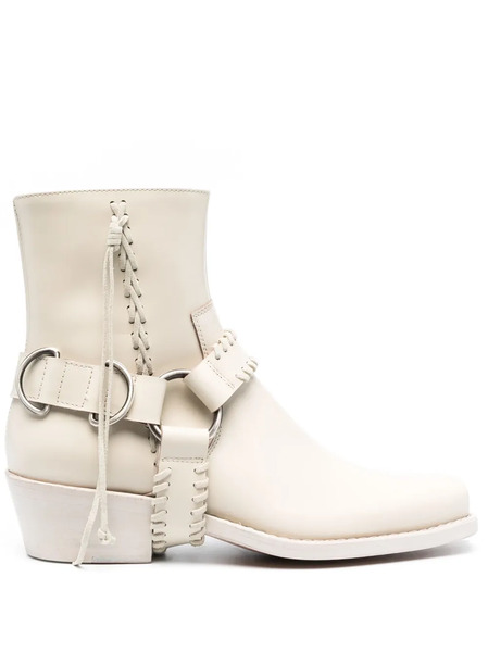  Buttero Dalton 45mm Biker Boots - Neutrals 