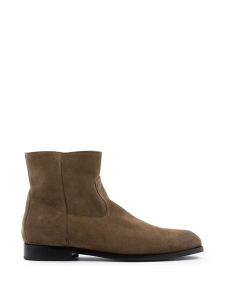  Buttero Floyd Zip Suede Boots - Brown 
