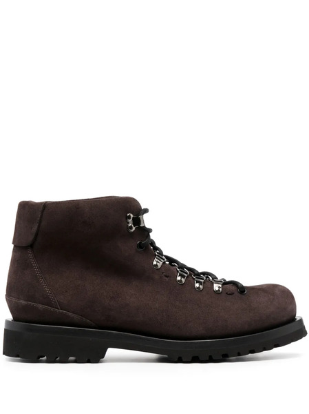  Buttero Lace-up Leather Boots - Brown 