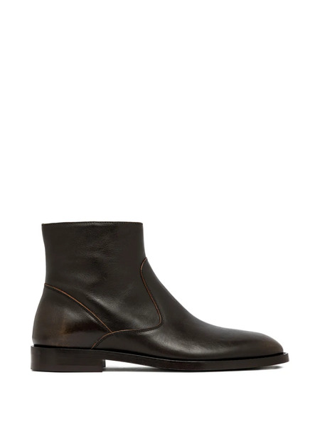 Buttero Leather Boots - Brown 