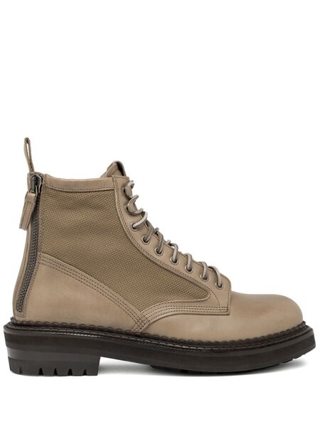  Buttero Leather Boots - Grey 