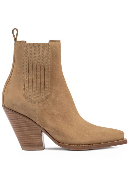  Buttero Suede Pointed-toe Boots - Brown 