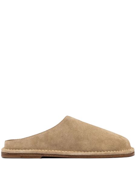  Buttero Suede Slippers - Neutrals 