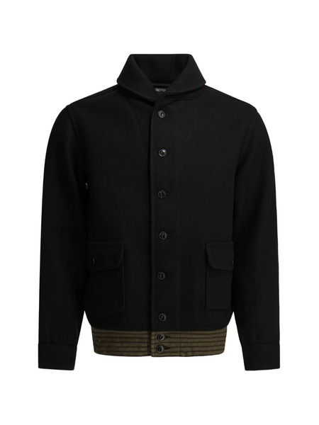  Buzz Ricksons Button Flap Pocket Jacket - Black 