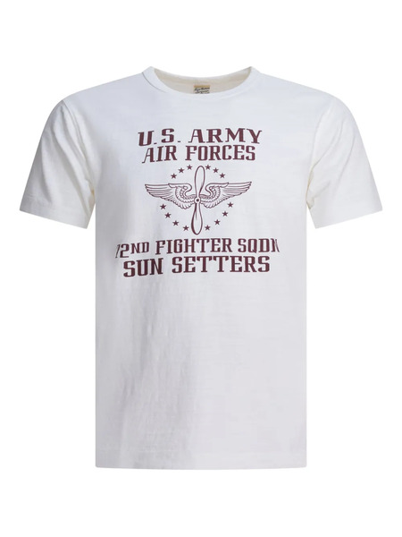  Buzz Ricksons Graphic-print T-shirt - White 