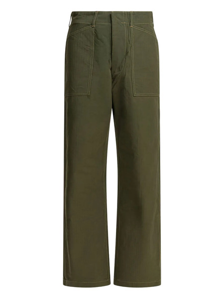  Buzz Ricksons Patch-pocket Cotton Trousers - Green 
