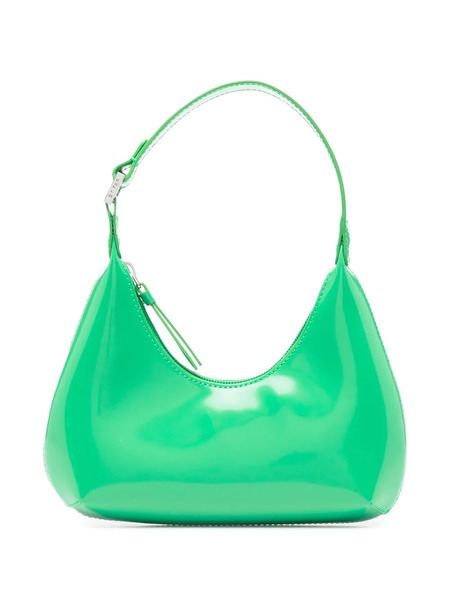 By Far Amber Mini Leather Shoulder Bag - Green 