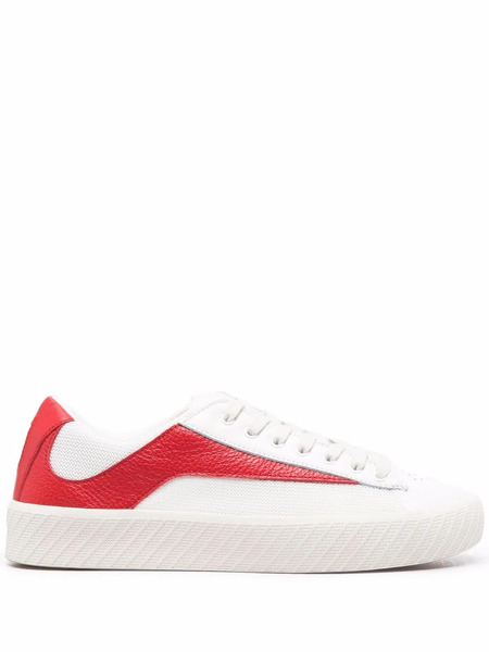  By Far Contrasting-panel Sneakers - White 