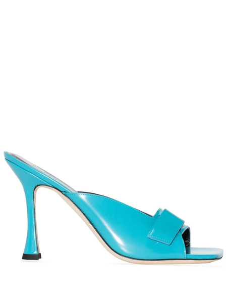  By Far Open-toe Stiletto-heel Sandals - Blue 