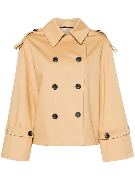  By Malene Birger Alisandra Double-breasted Trench Jacket - Neutrals 