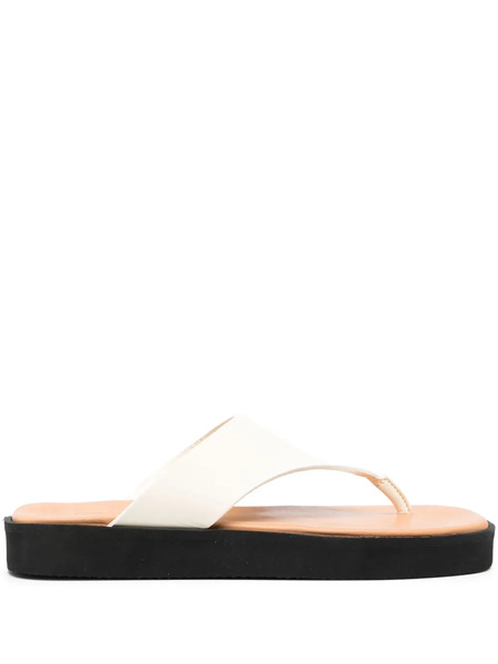  By Malene Birger Marisol Leather Sandals - Neutrals 