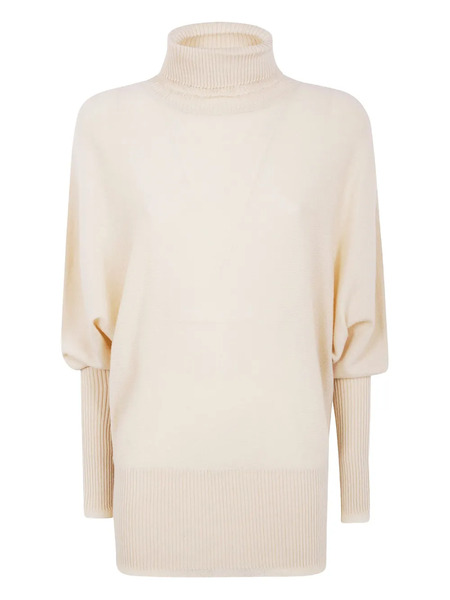  By Malene Birger Turtleneck Wool Sweater - Neutrals 
